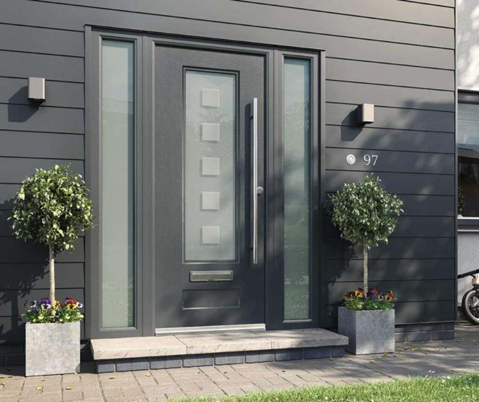 Rockdoor in Anthracite Grey