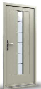 Rectangular Leading Glazing on Hudson Rockdoor